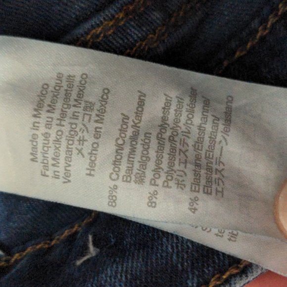 SOLD Madewell Curvy High Rise Skinny Jeans in Hayes Wash sz 25 Style K4312 - Picture 8 of 8